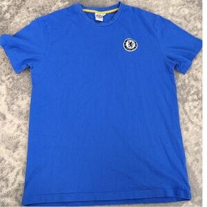Chelsea FC Football Club Logo Licensed Blue T Shirt Mens Size XL Soccer UK